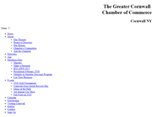 Tablet Screenshot of cornwallchamber.org