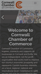 Mobile Screenshot of cornwallchamber.co.uk